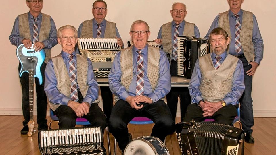 Thorup Spillemændene består i øjeblikket af syv mand, der er mellem 65 og 84 år. Snart kan de fejre 25-års jubilæum.
Privatfoto <i>privat</i>