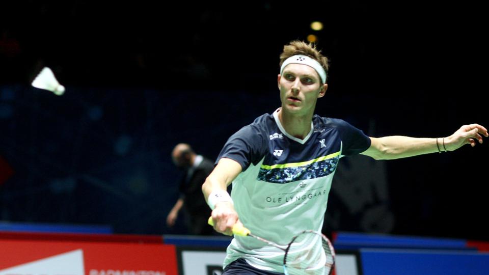 Viktor Axelsen er den sidste tilbageværende danske singlespiller ved All England. <i>Sportxpress/Ritzau Scanpix</i>