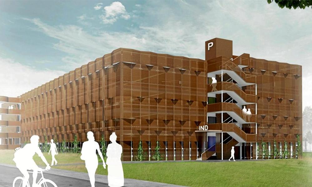 Det første p-hus baseret på det særlige konceptet blev opført ved Herlev Hospital. Det første p-hus baseret på det særlige konceptet blev opført ved Herlev Hospital.