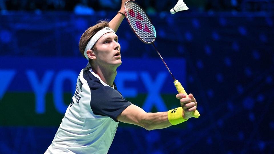 Viktor Axelsen skal møde indiske Lakshya Sen i All England-finalen. <i>Justin Tallis/Ritzau Scanpix</i>
