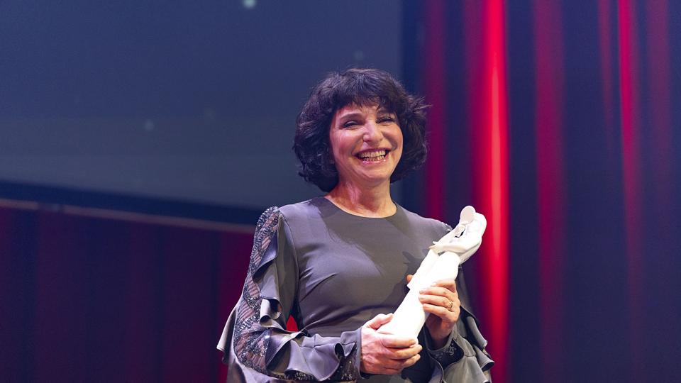 Susanne Bier er den eneste kvindelige instruktør, der har vundet en Oscar, en Golden Globe, en Emmy og en European Film Award. Nu har hun også modtaget en Æres-Bodil. <i>Claus Bech/Ritzau Scanpix</i>