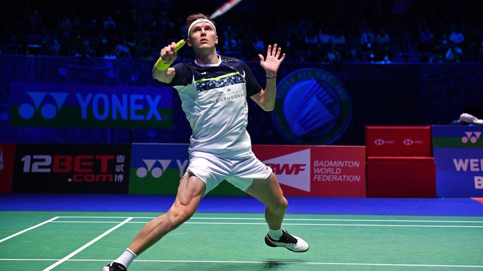 Viktor Axelsen har været forrygende spillende ved All England og står nu i sin fjerde finale på stribe. <i>Justin Tallis/Ritzau Scanpix</i>
