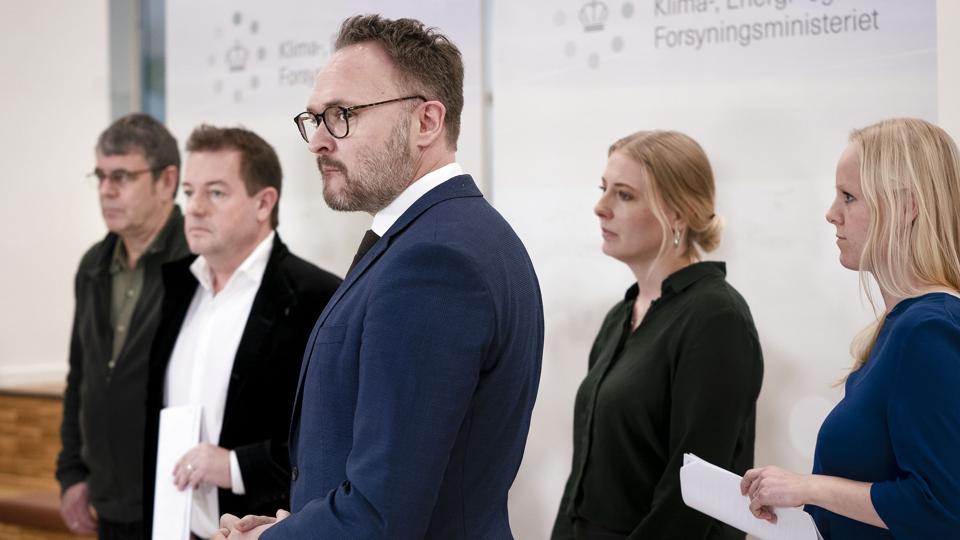 Da varmechecken blev præsenteret i februar, kaldte klimaminister Dan Jørgensen det en "akut økonomisk håndsrækning". <i>Liselotte Sabroe/Ritzau Scanpix</i>