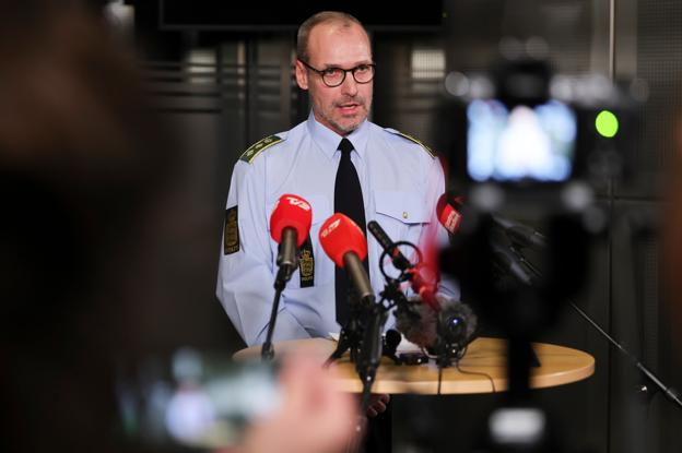 Nordjyllands Politi holder pressemøde efter fundet af Mias lig. <i>Foto: Claus Søndberg</i>