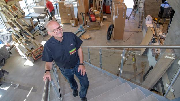 Morten Peter Madsen åbner i næste uge den nye Burger King i Frederikshavn.Foto: Peter Broen