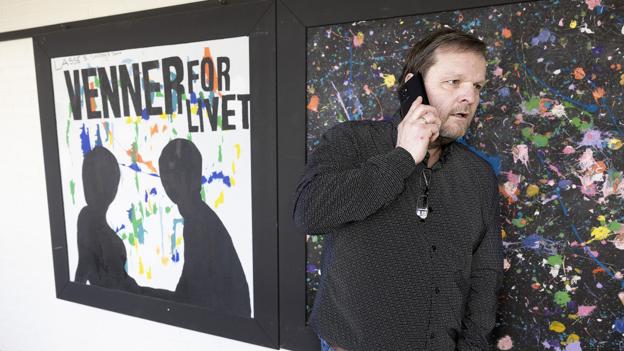 David Klit har en tømrervirksomhed og er derudover daglig leder af NGOen Charity, der arbejder med flygtninge og socialt udsatte. De står også bag julekurv.nu og foodbank.nu, der deler gratis mad ud i Aalborg, og de har startet efterskoler op. Foto: Torben Hansen <i>Foto: Torben Hansen</i>