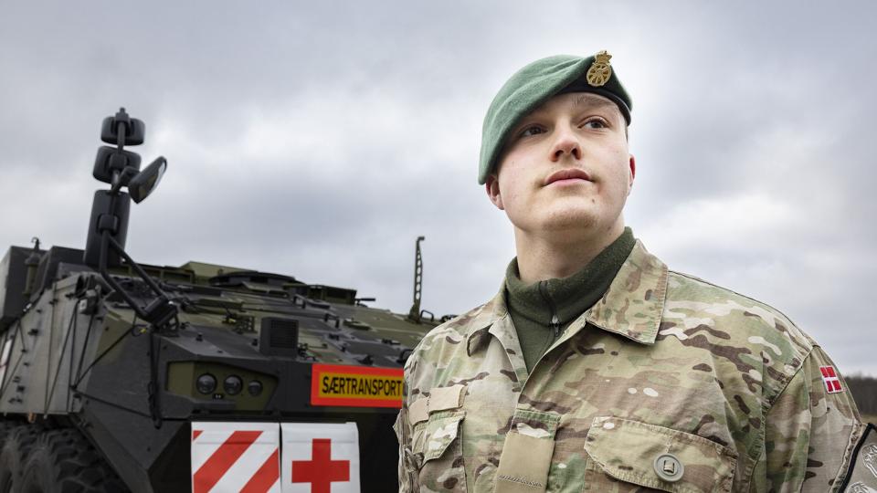 Krigen i Ukraine fylder en del i Drin Shalas tanker. - Det giver nogle overvejelser om fremtiden, siger han. <i>Foto: Claus Søndberg</i>