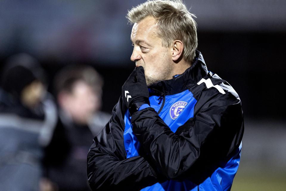 Bo Zinck har fortsat den første sejr til gode efter sin tilbagevenden til Thisted FC. <i>Arkivfoto: Torben Hansen</i>