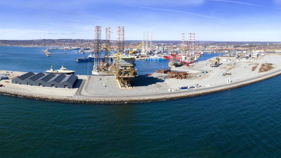 Havnen binder sløjfe på en række projekter primært i forbindelse med havneudvidelsen. Arkivfoto: Lars Pauli