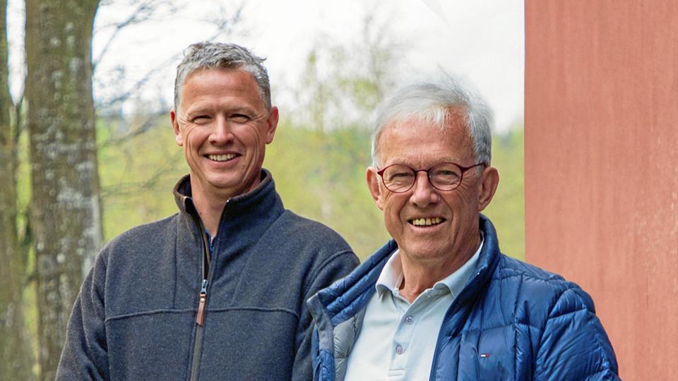Mads Møller Hansen (tv.) og Svend Møller Hansen er ifølge Økonomisk Ugebrev Nordjyllands rigeste.
