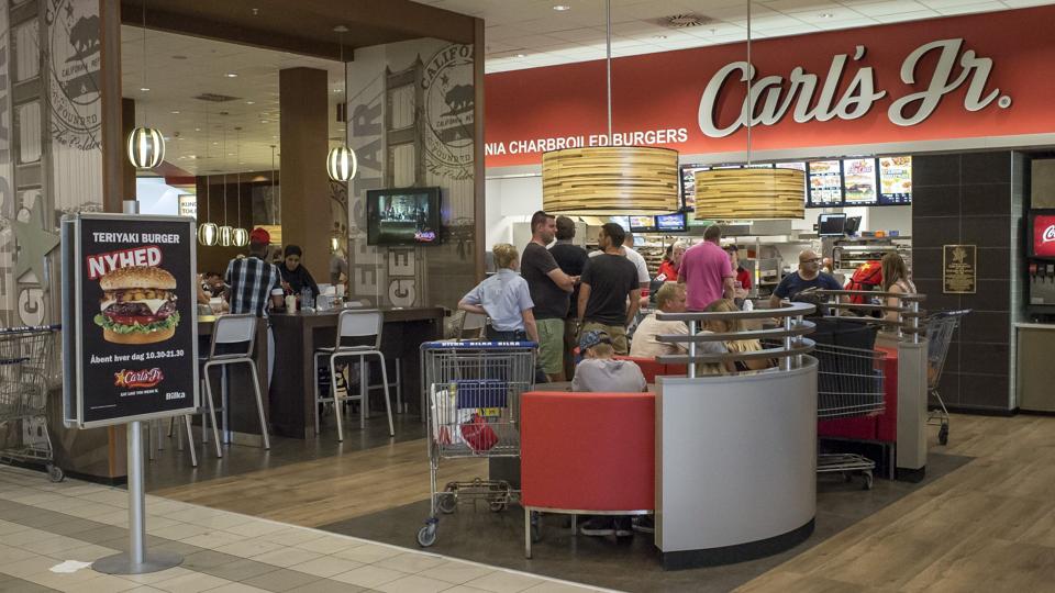 I øjeblikket ligger Aalborgs eneste Carls Jr. i storcentret. Men nu kan der være endnu en på vej. Arkivfoto: Martin Damgård <i>Martin Damgård</i>
