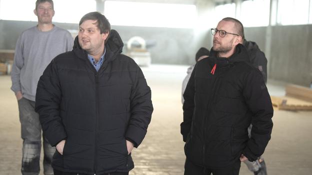 Butikschef Max Schlichter og distriktschef Martin Sandlykke glæder sig til at byde kunderne velkommen i de nye omgivelser.