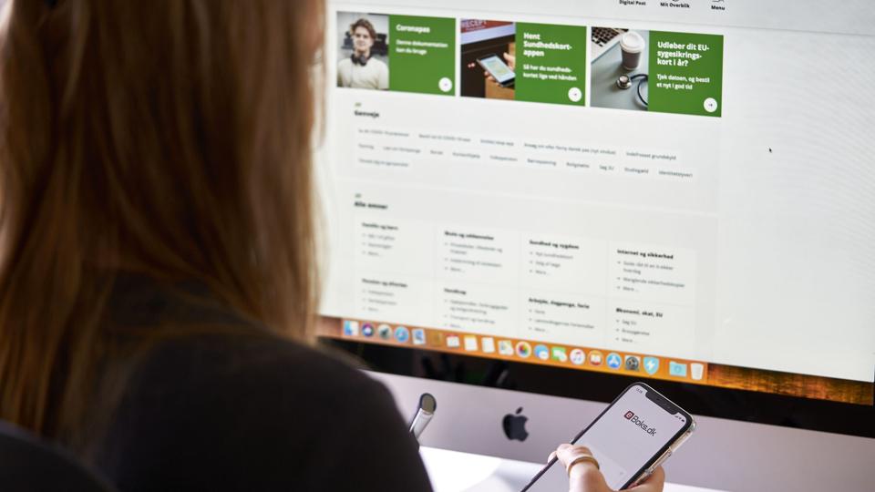 Man skal tilgå e-Boks eller borger.dk, hvis man vil tjekke korrespondancen fra det offentlige. Det skyldes problemer med den nye digitale postkasse mit.dk. (Arkivfoto). <i>Signe Goldmann/Ritzau Scanpix</i>