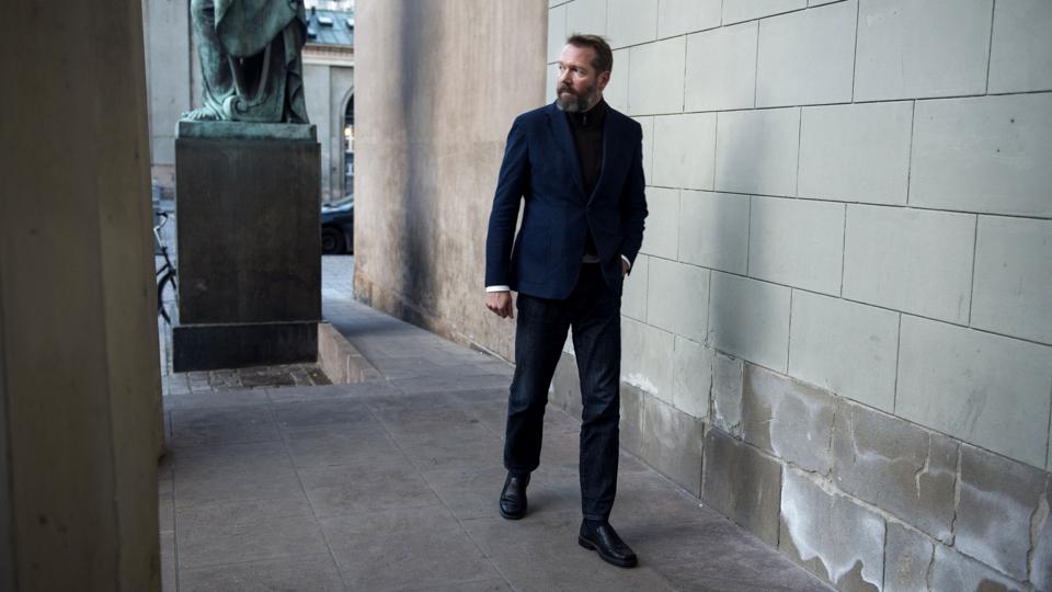 Thrilleren "Klienten" er af A.J. Kazinski. Det er et pseudonym for forfatterparret Anders Rønnow Klarlund (på billedet) og Jacob Weinreich. (Arkivfoto). <i>Anne Bæk/Ritzau Scanpix</i>