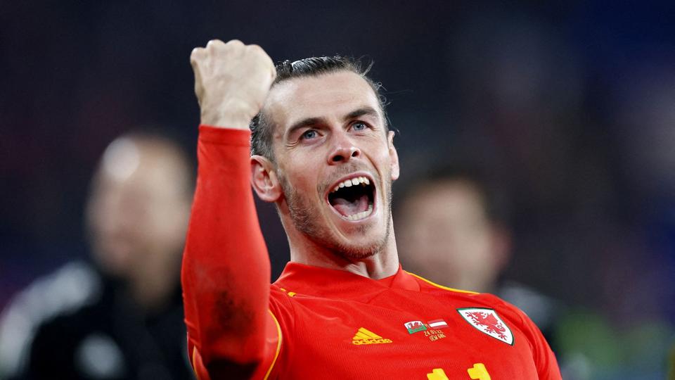 Gareth Bale scorede torsdag to gange i 2-1-sejr over Østrig, da Wales spillede sig nærmere VM i Qatar. <i>Matthew Childs/Ritzau Scanpix</i>