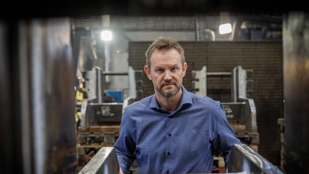 Fabrikschef og medejer Christian Winther Jørgensen. <i>Foto: Martin Damgård</i>