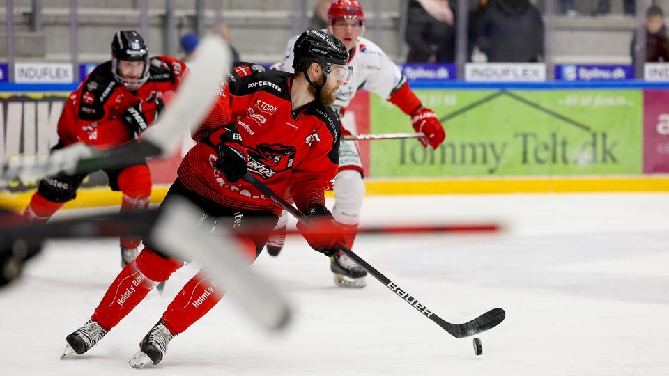 Martin Højbjerg har rundet 300 kampe for Aalborg Pirates. <i>Arkivfoto: Bente Poder</i>