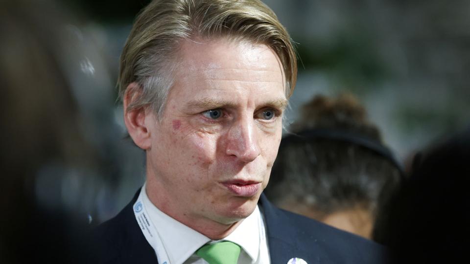 Den daværende svenske miljøminister, Per Bolund, kritiserede i maj sidste år Danmarks byggeri af Lynetteholmen. Den kritik blev fornylig gentaget af hans efterfølger. (Arkivfoto). <i>Yves Herman/Reuters</i>