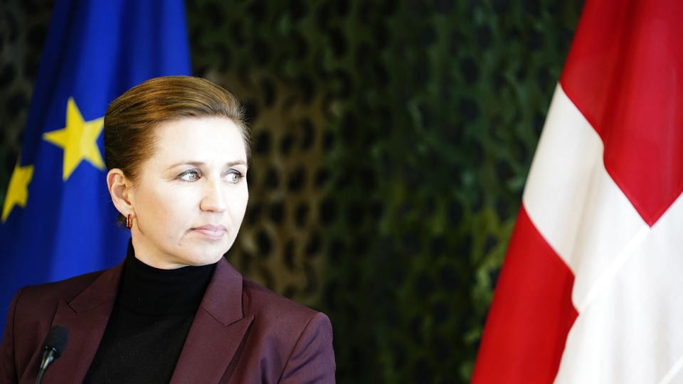 Statsminister Mette Frederiksen (S) besøgte onsdag danske soldater i Estland sammen med fire andre partiledere. <i>Mads Claus Rasmussen/Ritzau Scanpix</i>