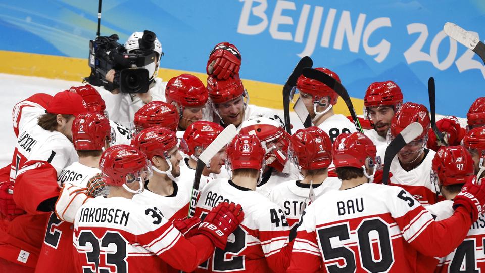 Det danske landshold vandt tre kampe ved OL i Beijing, inden Danmark tabte kvartfinalen til Ruslands Olympiske Komité. (Arkivfoto). <i>Jonathan Ernst/Reuters</i>