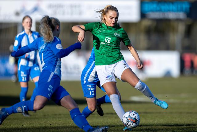 FC Thy-Thisted Q og Fortuna Hjørring mødtes fredag aften i Gjensidige Kvindeligaens slutspil.