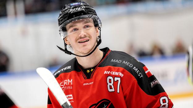 Tobias Ladehoff har slået sit navn fast som en fast pointproducent i Metalligaen. <i>Foto: Lars Pauli</i>