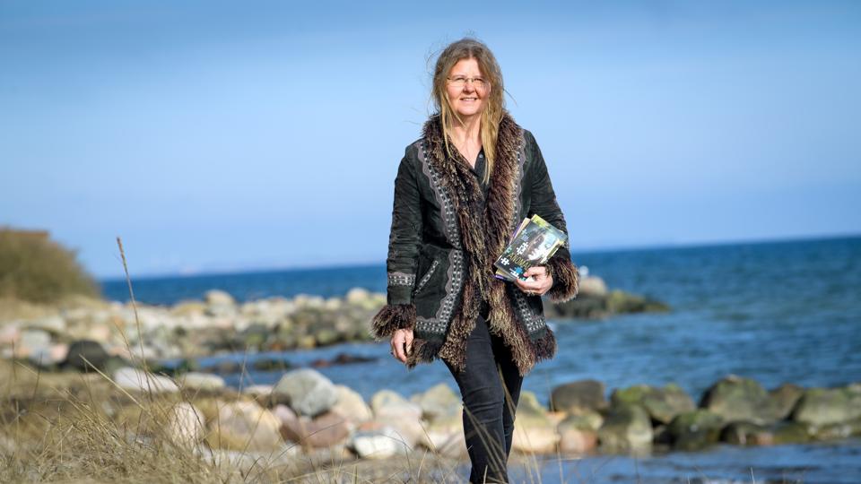 - For vores børn er Mors paradis på jorden, siger Dorte Lilmose, der føler sig hjemme i Nykøbing, hvor hun er vokset op og hvor hendes forældre og svigermor stadig bor. Foto: Bo Lehm