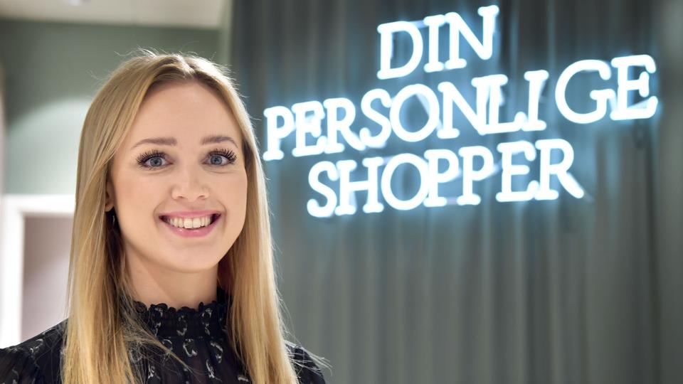 Line Gundersen er personal shopper hos Magasin i Aalborg. Foto: Bente Poder