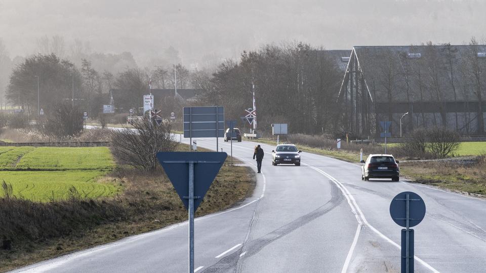 Her må der ikke længere cykles. Hensynet til bilisterne altid vinder over hensynet til cyklisterne, lyder kritikken. Foto: Laura Guldhammer <i>Foto: Laura Guldhammer</i>