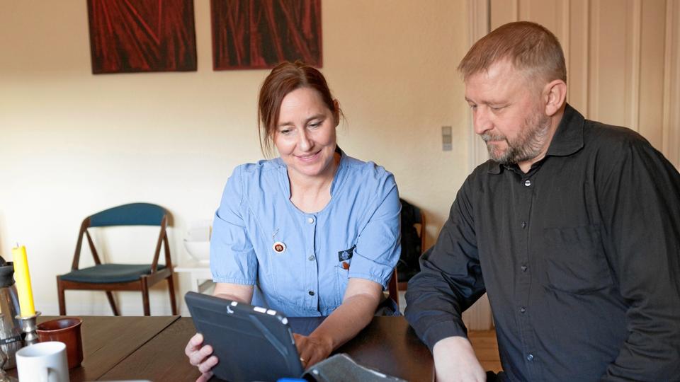 Med brug af telemedicin kan der spares næsten 40.000 kroner årligt per patient - efter at udgiften til telemedicinen er trukket fra. Privatfoto