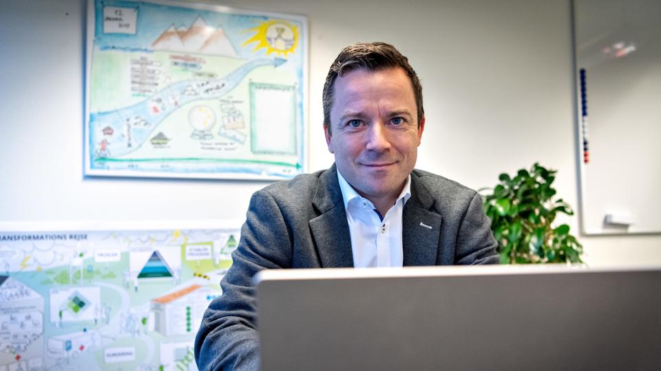 It-direktør Klaus Larsen - vi er klar til at rulle it-systemet ud på sygehusene inden den ny storsygehus åbner i Aalborg Øst. Foto: Kim Dahl Hansen <i>Kim Dahl Hansen</i>