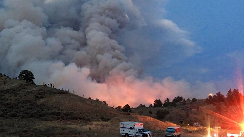 Den 27. juni 2018 udbrød en af de mest omfattende naturbrande i den amerikanske delstat Colorado. Den endte med at ødelægge 141 boliger og et område på mere end 43.000 hektar. En dansker har siden siddet varetægtsfængslet, men nu er sagen mod ham opgivet, da han er psykisk syg. (Arkivfoto). <i>Unknown/Ritzau Scanpix</i>