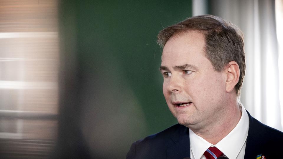 Finansminister Nicolai Wammen (S) vil fravige budgetloven for at betale for omkostninger, Ruslands invasion af Ukraine har medført. <i>Liselotte Sabroe/Ritzau Scanpix</i>
