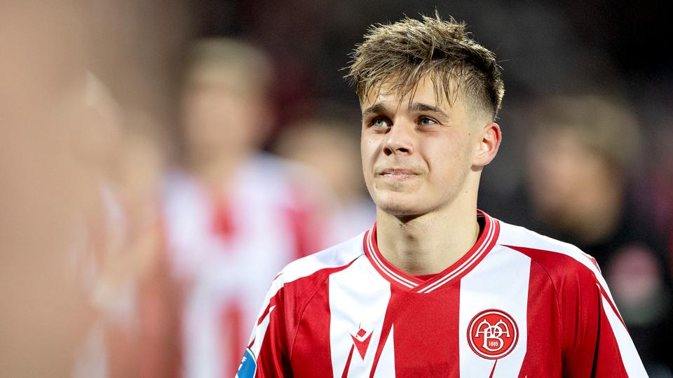 Oliver Ross har fået fem indhop i Superligaen gennem foråret. <i>Foto: Lars Pauli</i>
