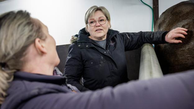 De to avlere Maria Stryn-Hajslund og Linda Stidsborg (th.) var chokerede, da Andreas Helgstrand solgte deres fælles hest uden deres vidende. <i>Martin Damgård</i>
