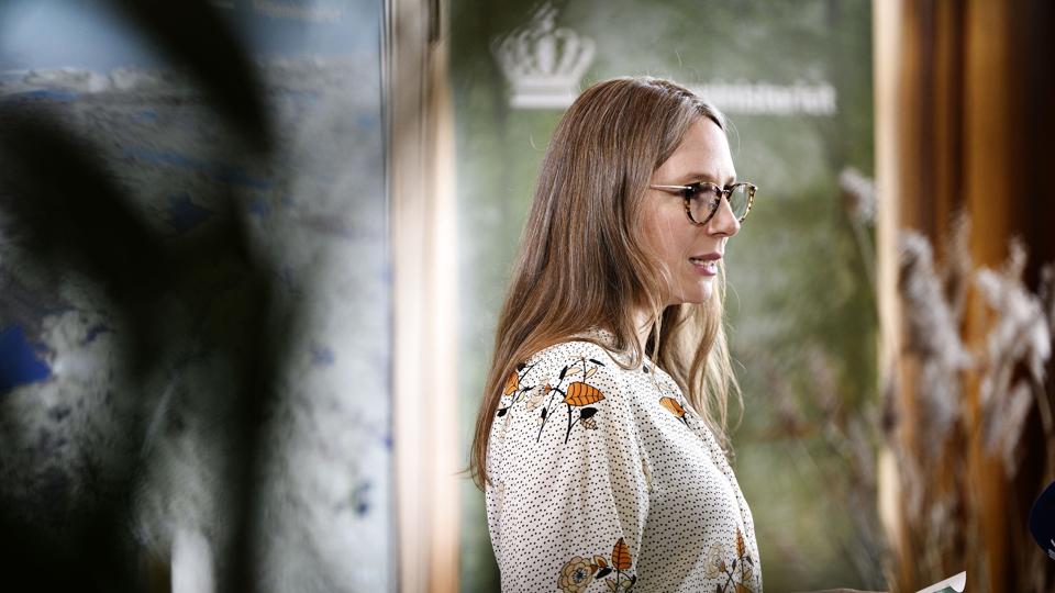 Miljøminister Lea Wermelin (S) skulle have fremsendt et kritisk brev om anlæggelsen af Lynetteholmen i Øresund til Folketinget, siger Venstre, som har indkaldt ministeren i et nyt hastesamråd efter påske. <i>Philip Davali/Ritzau Scanpix</i>