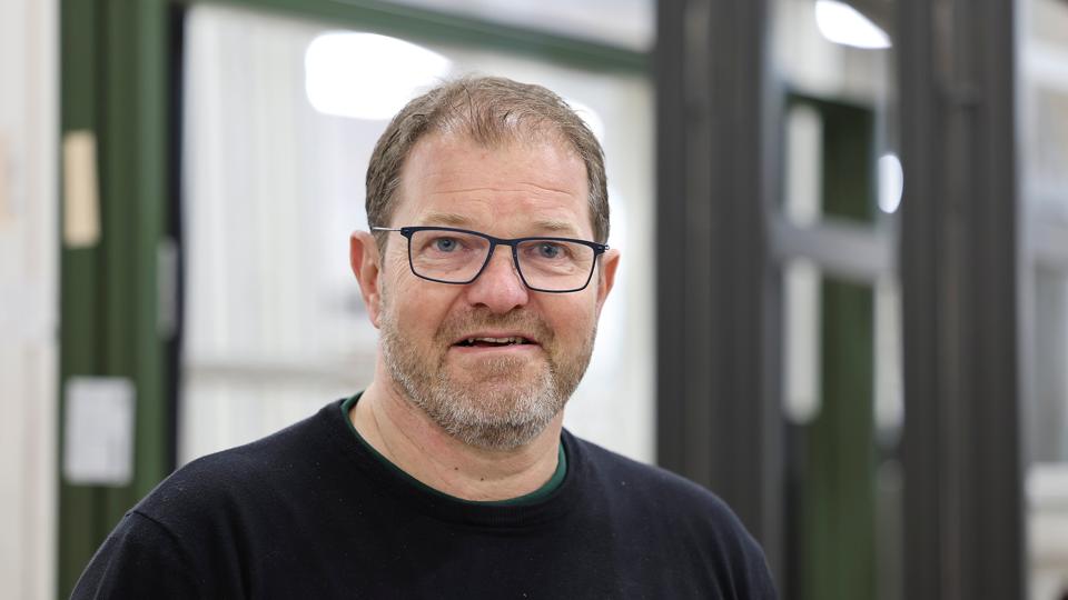 Henrik Sørensen, der er ejer og direktør i virksomheden Vindunor, fortæller, at han og virksomheden kommer stærkere tilbage, når udviklingen vender. <i>Arkivfoto: Bente Poder</i>