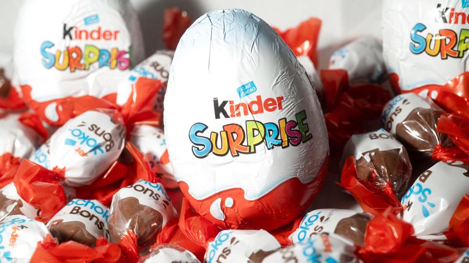 Kobling af salmonella til Kinder Suprise, Kinder Surprise Maxi, Kinder Schokobons og Kinder Mini Eggs produceret i Belgien lukker midlertidigt for Kinder-fabrik (Arkivfoto). <i>Daniel Derajinski/Ritzau Scanpix</i>