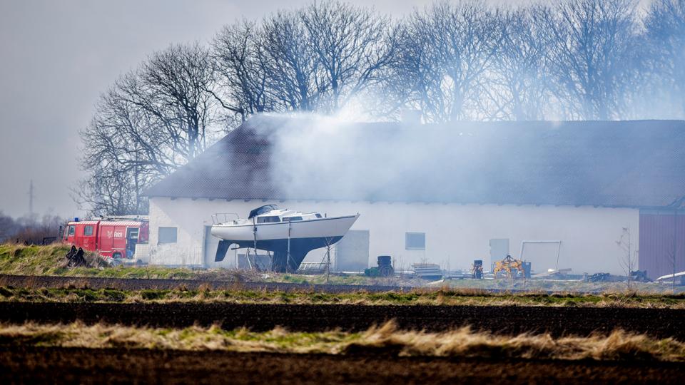 Gårdbrand nær Gandrup