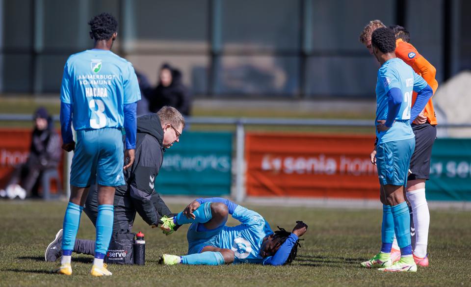 Spillerne fra Jammerbugt FC går gennem en turbulent tid. <i>Arkivfoto: Torben Hansen</i>