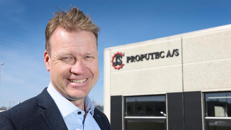 Anders Rytter Madsen tiltrådte som direktør for JS Proputec i 2016 - og siden har han stået i spidsen for en større omlægning af virksomheden. <i>Foto: Bente Poder</i>