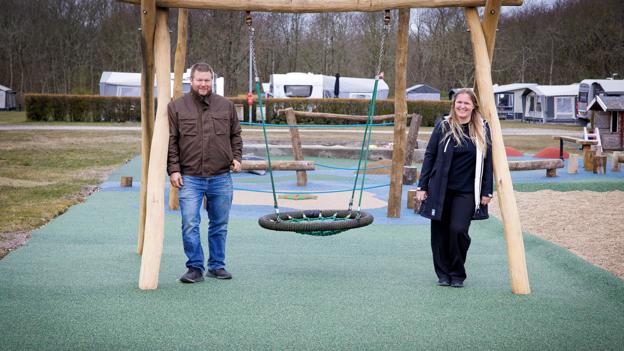Laila og Niels Kristian Veggerby købte sidste år Løgstør Camping med en masse planer om opgraderinger. <i>Foto: Bo Lehm</i>