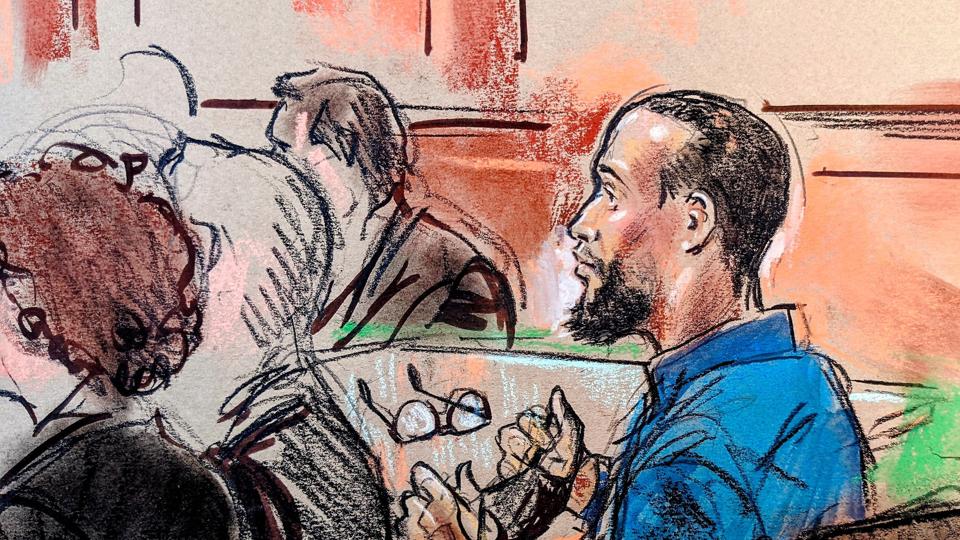 Den tidligere britiske statsborger El Shafee Elsheikh er torsdag blevet kendt skyldig i alle otte anklager - heriblandt for medvirken til drab og for at være en del af en terrororganisation - ved en domstol i amerikanske Alexandria. (Arkivfoto). <i>Bill Hennessy/Ritzau Scanpix</i>