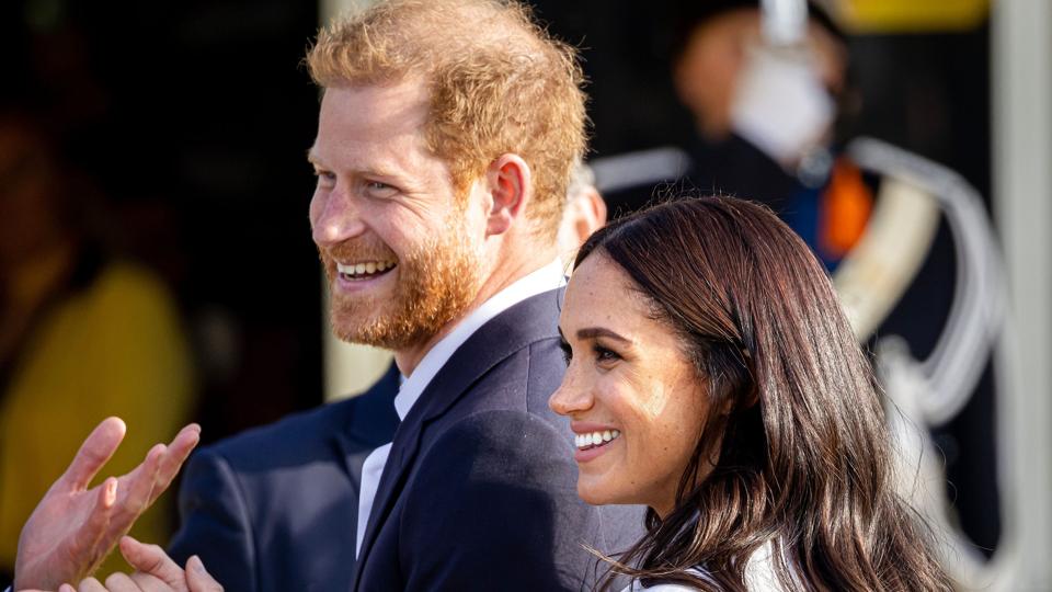 Den britiske prins Harry og hans hustru, hertuginde Meghan, har fredag haft deres første fælles optræden i Europa i mere end to år. <i>Patrick Van Katwijk/Ritzau Scanpix</i>