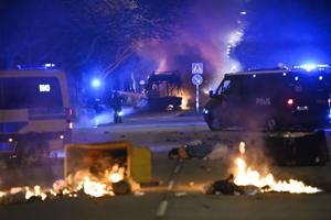Stram Kurs varsler nye protester i Sverige - men er ikke dukket op