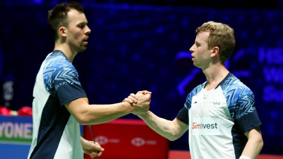 Anders Skaarup (til venstre) og Kim Astrup (til højre) vandt sidste år bronze ved EM. <i>Sportxpress/Ritzau Scanpix</i>