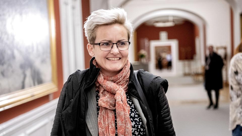 Børne- og undervisningsminister Pernille Rosenkrantz-Theil (S) fortæller, at kommunerne nu får mere fleksibilitet til at indrette dagtilbud og grundskoler til ukrainske børn. Arkivfoto. <i>Nils Meilvang/Ritzau Scanpix</i>
