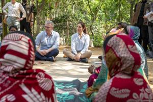 Kronprinsesse Mary besøger flygtningelejr i Bangladesh
