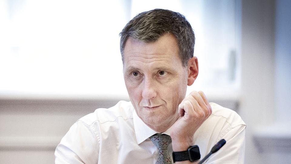 Justitsminister Nick Hækkerup (S) vil med nyt lovforslag fordoble straffen for som indsat at begå vold mod fængselsansatte. Alt for mange fængselsbetjente udviser symptomer på blandt andet PTSD, angst og stress, lyder det i en pressemeddelelse fra Justitsministeriet. (Arkivfoto). <i>Liselotte Sabroe/Ritzau Scanpix</i>