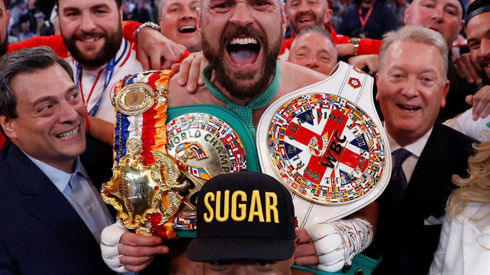 Tyson Fury knockoutede for nylig Dillian Whyte på Wembley og stopper nu karrieren efter 33 professionelle kampe som ubesejret. <i>Andrew Couldridge/Ritzau Scanpix</i>